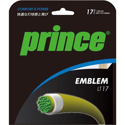 【貨物輸送無料】【まとめ買いがお得！】 prince(大公) EMBLEM LT17 表象LT 17 庭球 ガット ストリングス 7JJ08 【定番】