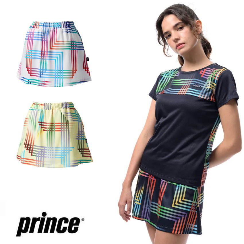 【貨物輸送無料】prince（王子） レディース ウィメンズ 伸ばすこと 庭球スコート スコート 吸汗速乾、UPF50、制電、再利用 （ ソフトメッシュドライ 原料品 ） WS6302【26☆】