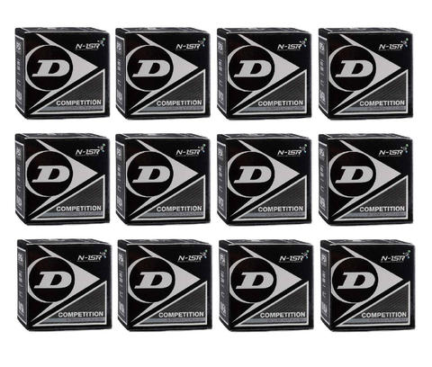 【貨物輸送無料】【よりどり3個以上で各200円引っ張ること】DUNLOP(ダンロップ)COMPETITIONカボチャどんぶり鉢1箱1球入り口・入口×12箱書き割り黒いこと×シングルイエロードットDA50030-12SET【17☆】●●
