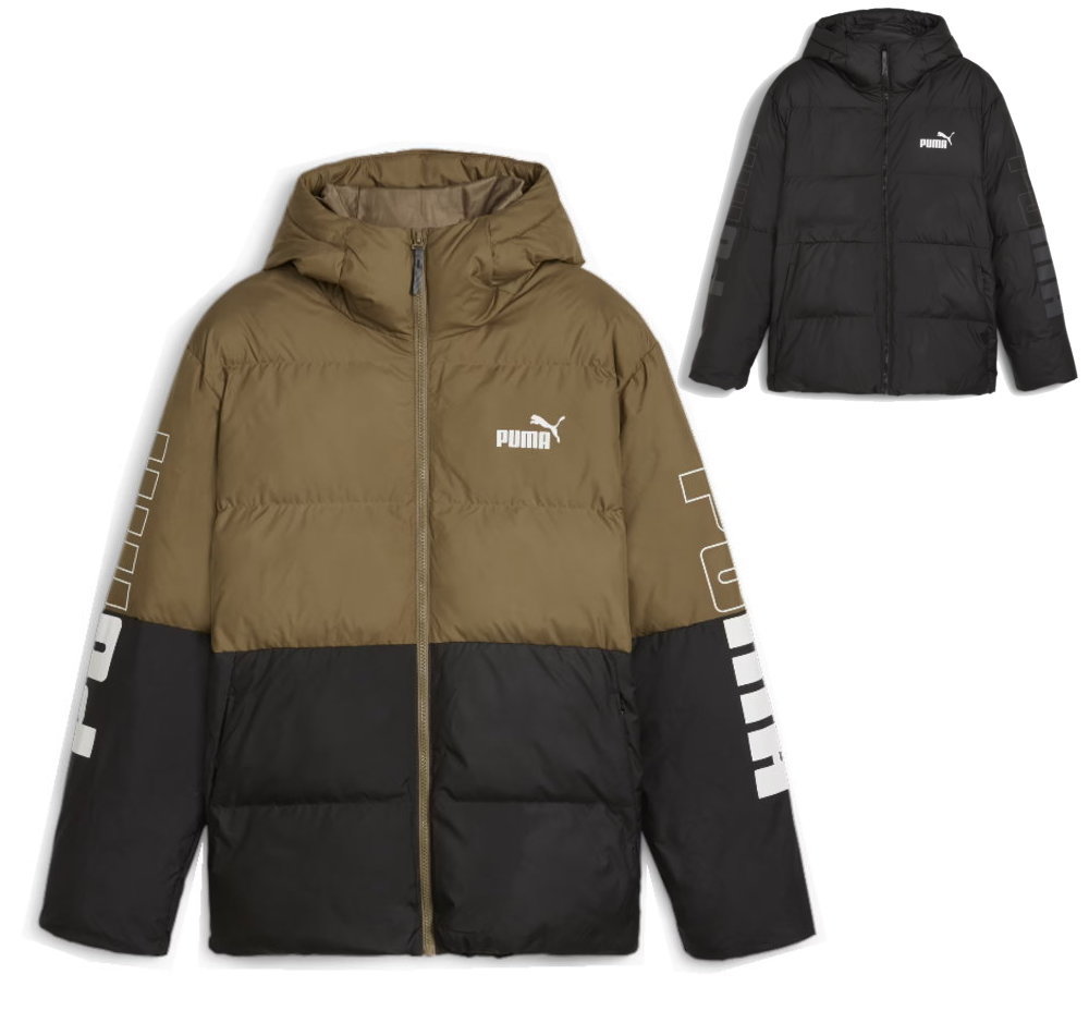 【送料無料】【10000円均一】【廃番追】 PUMA(プーマ) 長袖 ジャケット メンズ PUMA POWER フーデッド ジャケット プーマブラック /チョコレートチップ 678339【24☆】