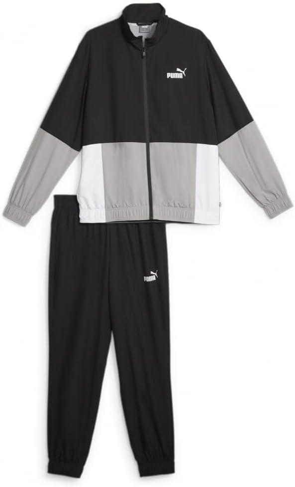 【送料無料】【10000円均一　XXLサイズのみ】【廃番】 puma（プーマ）【上下セット】プーマ ウーブントラックスーツ ジャージー上下セット メンズ トレーニング ジャケット パンツ ジャージ 上下セットブラック 678442-01-XXL　【23★】【定番】