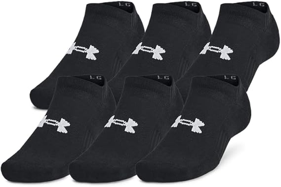【楽天市場】【送料無料】【まとめ買いがお得！】【3足組】UNDER ARMOUR(アンダーアーマー) 抗菌防臭 コットン ノーショーソックス ...
