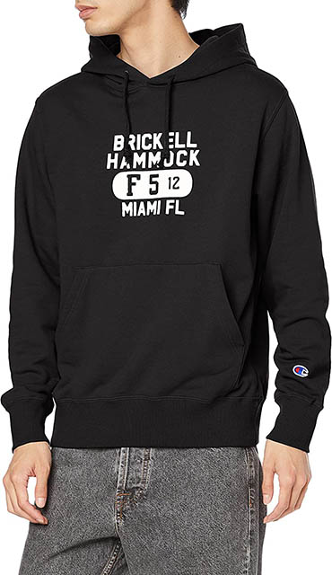 Champion チャンピオン 長袖 スウェット パーカーメンズ HOODED SWEATSHIRブラック C3U112-090-M 【76%OFF!】