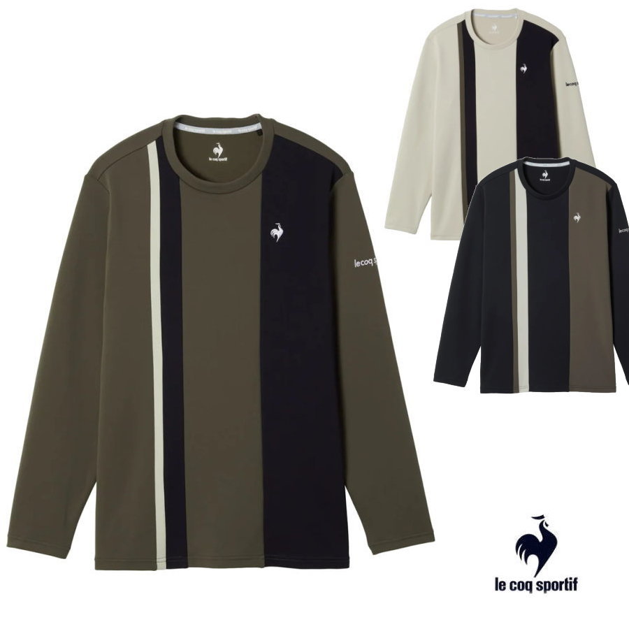 【送料無料】【廃番メル】le coq sportif（ルコック）［メンズ・ユニセックス］ ルコックスポルティフ ライトスウェットシャツ　吸汗/ストレッチ/UV CUT(UPF50+) 　LN5FLT11M【26☆】