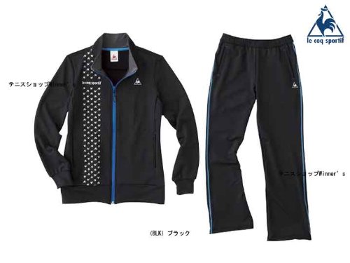【送料無料】【よりどり3個以上で各200円引き】【廃番】ルコック スポルティフ（le coq sportif）レディースウォームアップウェア上下セット　ブラック　QB555323-QB455323-BLK　Oサイズ【12★ヤフ2】｜La foresta d&rsquo;Italia
