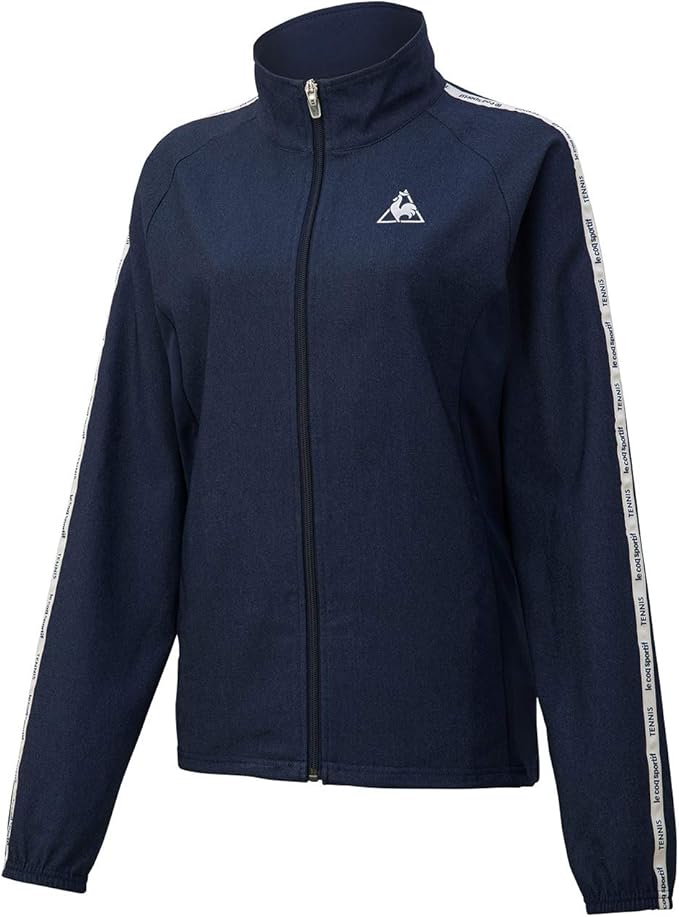 【送料無料】【8000円均一】【廃番メル】le coq sportif（ルコック）レディース・ウィメンズ デニムジャケット アウトドア トレーニング　ネイビー　QTWNJC02-NVY【19★】●●