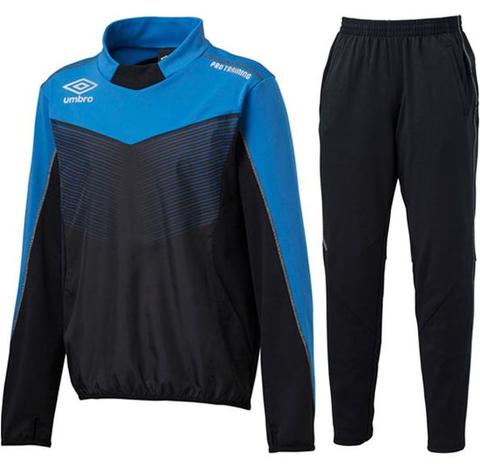 【送料無料】【廃番】 umbro (アンブロ) アンブロフリースジャケット・パンツ上下セット ターコイズ&times;ブラック UBA2533-TUQ-UBA2533P-BLK 【16★】｜La foresta d&rsquo;Italia
