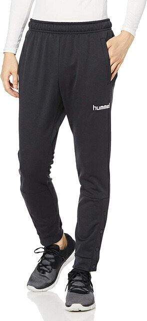 【送料無料】【5000円均一】【廃番】 hummel(ヒュンメル) スポーツ・バスケットウェア ロングパンツ メンズ 裾ボタンスウェットパンツ インディゴネイビー HAPB8017P-71【21★】