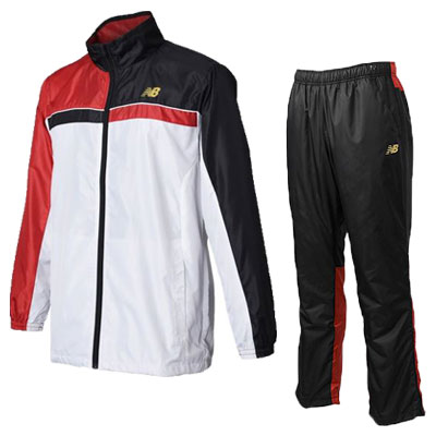 【送料無料】【ウインド上下セット】【廃番】new balance(ニューバランス) メンズ ユニセックス ベーシックウインドジャケット・パンツ上下セット セットアップ　クリムゾン　JMJT7613-JMPT7614-CR【17★】●●