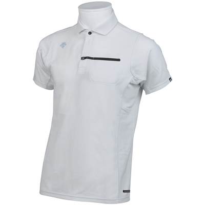 【送料無料】【5000円均一 Sサイズのみ】【廃番メル】DESCENTE（デサント）ポロシャツ トレーニング シャツ　Sホワイト　DMMLJA70Z-SWHT-S【18★】