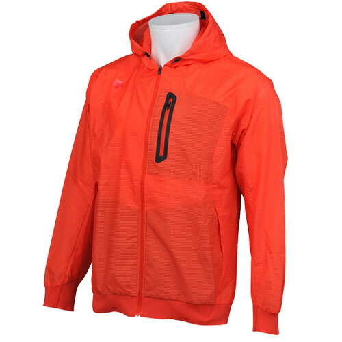 【送料無料】【7000円均一 Sサイズのみ】【廃番メル】DESCENTE（デサント）メンズ ウインドブレーカージャケット はっ水 高通気　SVレッド　DMMLJC33-SVRD-S【19☆】