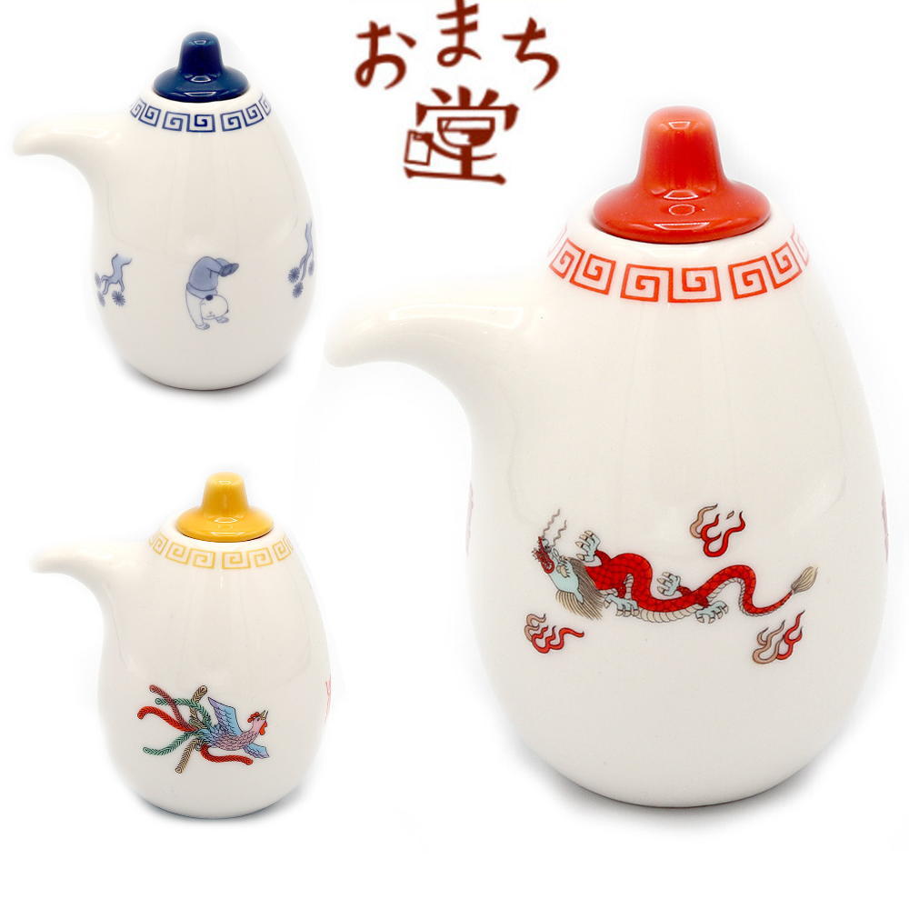 楽天市場】【送料無料】おまち堂 醤油差し 食器 龍 鳳凰 唐子