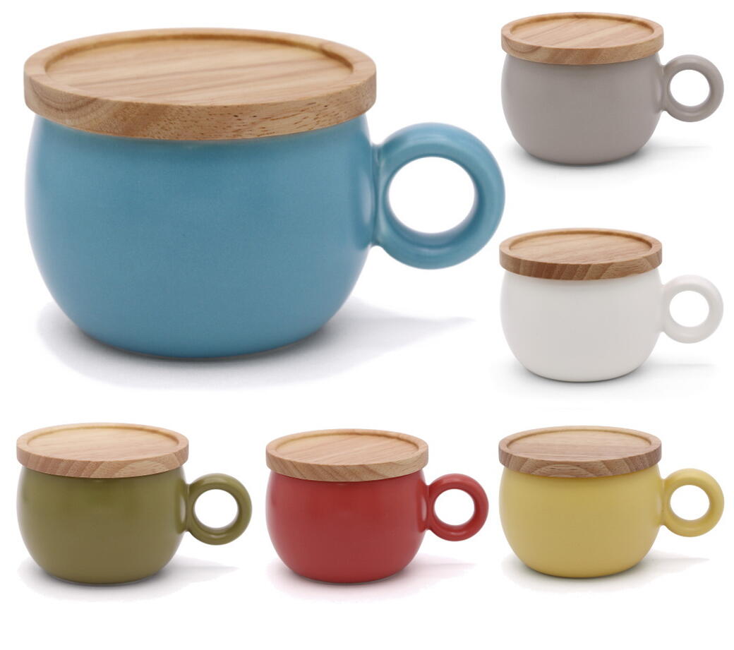 【送料無料】【6色セット】 poto マグカップ 蓋つき 6色 6個セット ティーカップ マグカップ フリーマグ、 おつまみ入れ コーヒーカップはもちろん、湯呑みとして！蓋つきカップ 6個セットインテリア 母の日 父の日 プレゼント 8883680-ALLSET【定番】｜La foresta d&rsquo;Italia