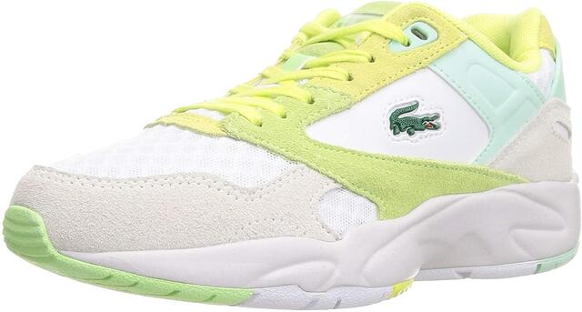 【送料無料】【廃番追】LACOSTE(ラコステ) カジュアル シューズレディース・ウィメンズ STORM 96 LO 0721 3ホワイト&times;ライトイエロー SF01141-2H8【22☆】｜La foresta d&rsquo;Italia