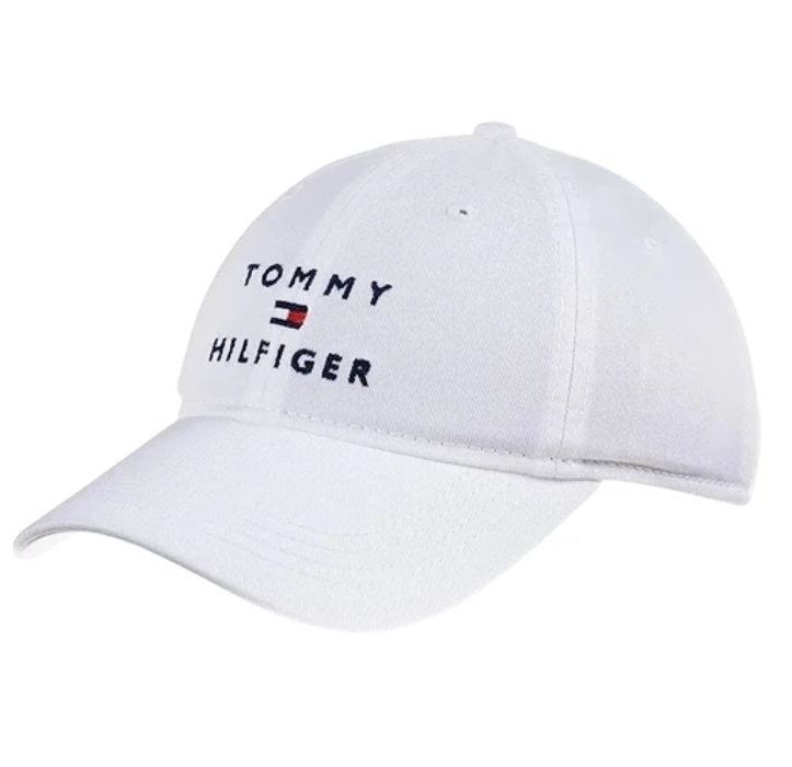 【送料無料】【7000円均一】【廃番】TOMMY HILFIGER(トミーヒルフィガー) ユニセックス キャップ 帽子 ロゴ メンズ レディース [並行輸入品] ホワイト　69J5316-110