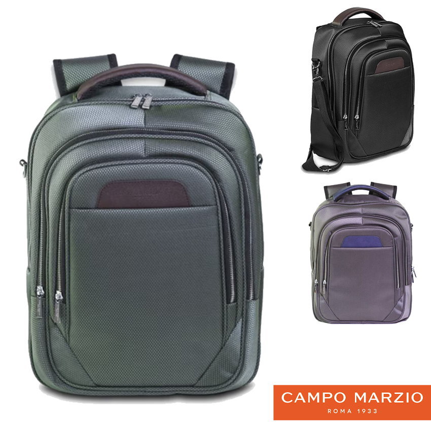 【送料無料】【廃番追】【イタリアブランドCAMPO MARZIO】カンポマルツィオ ナイロン、エコレザー(合成皮革) バックパック ビジネスリュック ブリーフケース CAMPO MARZIO ALAIN 10035359【26☆】|La foresta d’Italia
