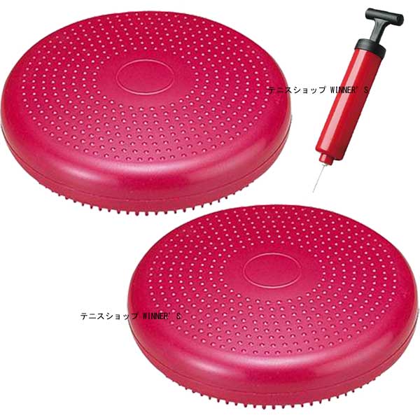 【送料無料】【8000円均一】 HATAS(ハタス) 秦運動具工業 バランスディスク(ポンプ無)+バランスディスク(ポンプ付) 2個組 DK380-DK450P 【定番】●●