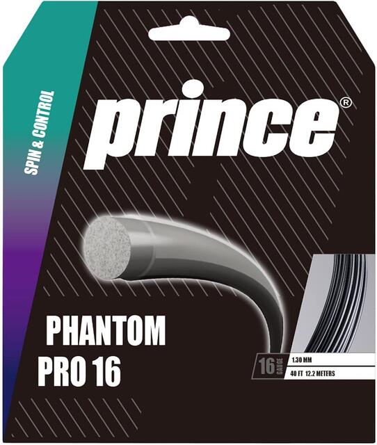 【貨物輸送無料】【まとめ買いがお得！】【メル】prince（大公）日本製 庭球 硬式ガット PHANTOM PRO 16(気違いトム 労働者階級) GRAPHITE(黒鉛) 1.30粍 7JJ035【定番】