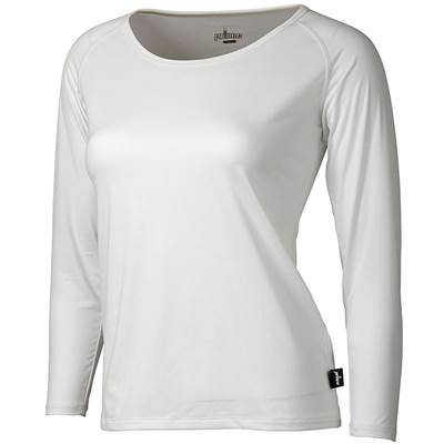 送料無料】prince（プリンス）ICE DRY クルーネックロングスリーブシャツ ホワイト　UW835-146　【定番】