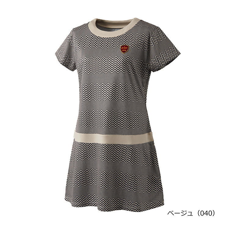【貨物輸送無料】【10000円首尾一貫した  M大いさのみ】【廃番メル】prince（大公）レディース・ウィメンズ 庭球 ウエアー 衣装 衣嚢付き添い人  UV撥ね除ける  パデル パドル 庭球 バドミントン 吸汗速乾・UPF50+・制電（ダブル編み物原料品）ベージュ  WF4412-040-M【24★】 テニス-その他