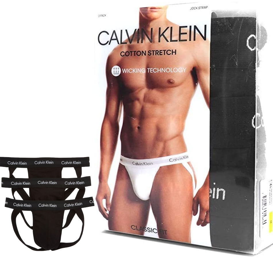 【貨物輸送無料】【8000円首尾一貫した】【運動競技下着類】【3枚組】Calvin Klein(カルバンクライン) カルバン・クライン【Calvin klein】 メンズ ジョックストラップパンツ 3枚書き割りNB2623 Cotton Stretch Jock Strap 3-Pack 3枚組ジョックストラップ NB2623【23★】
