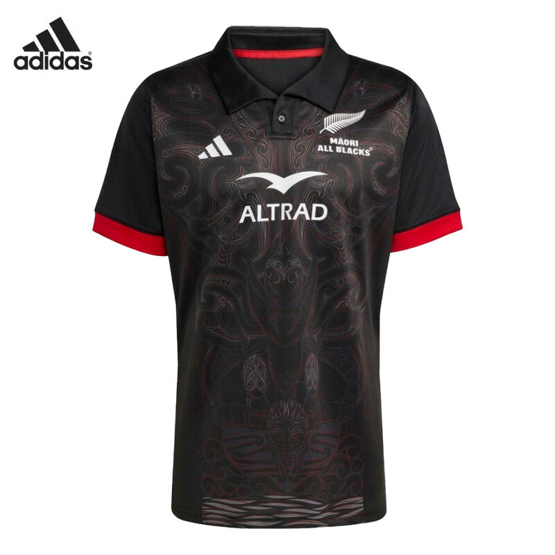 【送料無料】【8000円均一】adidas(アディダス) 53 マオリ オールブラックス ホームジャージー レプリカシャツ ラグビー アメフト 軽量　オールブラック　KCG21-JM0154【25★】