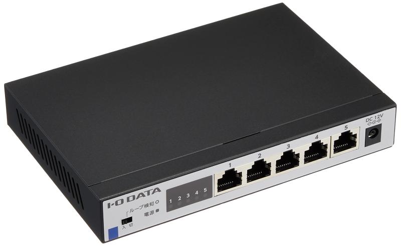 アイ・オー・データ I-O DATA 5ポートスイッチングハブ 2.5Gbps対応 メタル筐体 ファンレス・静音設計 ループ検知機能 土日サポート 3年 ETQG-ESH05 15,110円
