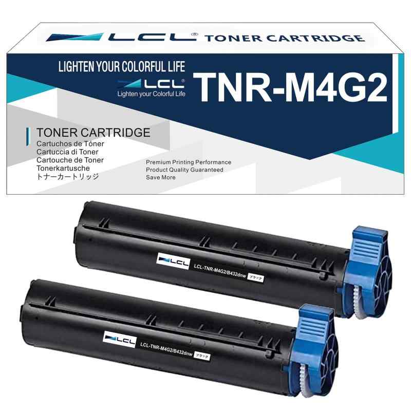 LCL OKI用 TNR-M4G2 TNR-M4G1 B432dnw 12000枚 （2パック ブラック） 互換トナーカートリッジ 対応機種：B432dnw