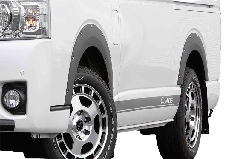 JAOS フェンダーガーニッシュ type-X ハイエース 　ジャオス　右側 楽天市場】JAOS ジャオス フェンダーガーニッシュ type-X 未塗装品