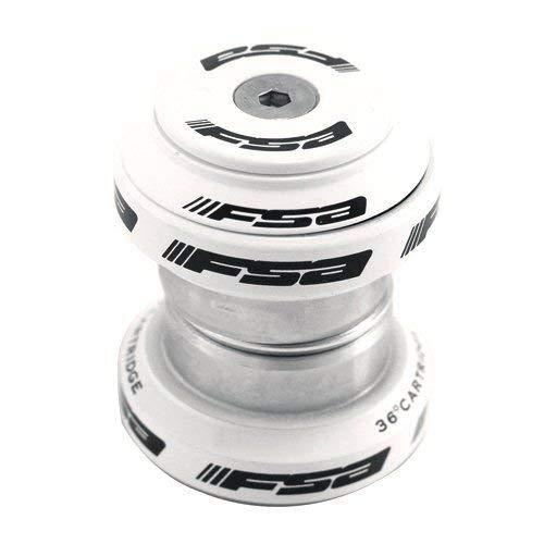 FSA Orbit MX 1-1/8Inches Threadless MTB Road Headset with Top Cap, White, NO.20, XTE1510
