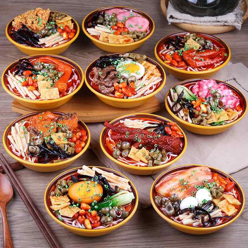 食品サンプル フードサンプル フェイク シミュレーション カタツムリ ボウル 食品模型 野菜 鶏の足 卵 米麺 料理見本 撮影小道具 展示装飾 店舗演出 インテリア コレクション おもちゃ