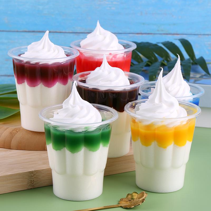 食品サンプル シミュレーション フードサンプル フェイク アイスクリーム サンデーカップ デザート 食品模型 小道具 店舗演出 展示装飾 ディスプレイ インテリア おもちゃ 子供 おままごと