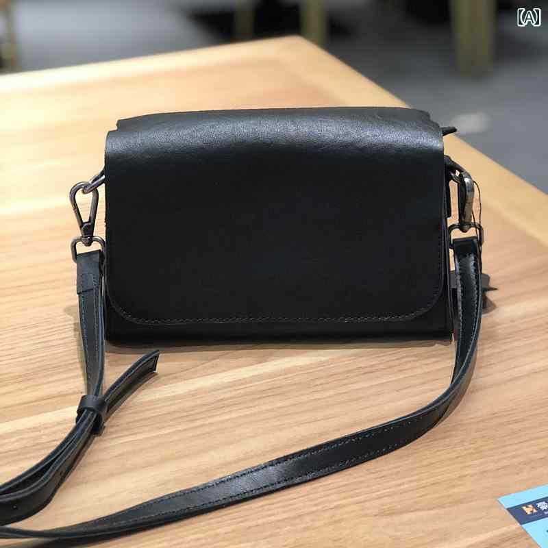 ポシェット レザー カジュアル レディース ジッパー ポケット 小さめ デートコーデ ファッションアイテム デザイン かわいい シンプル レトロ