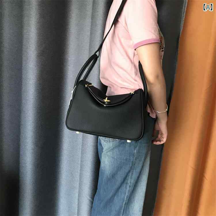 牛革 クラシック ショルダーバッグ 女性用 ハンドバッグ シンプル カジュアル 収納力 コンパクト