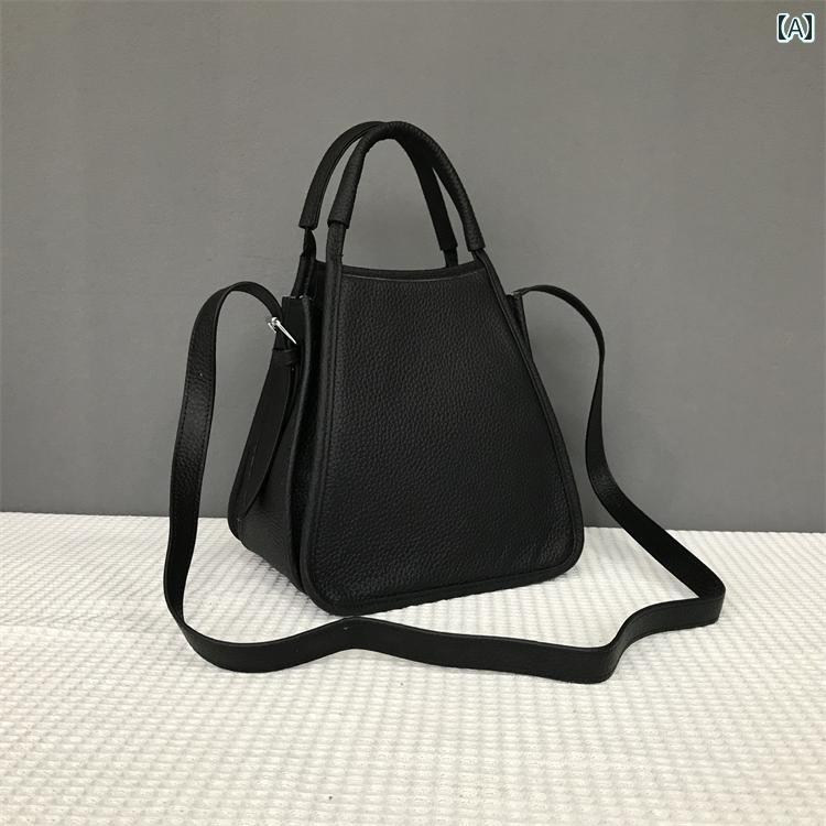 牛革 レディース バケット アコーディオンバッグ シンプル ハンドバッグ クロスボディ ショルダーバッグ 万能