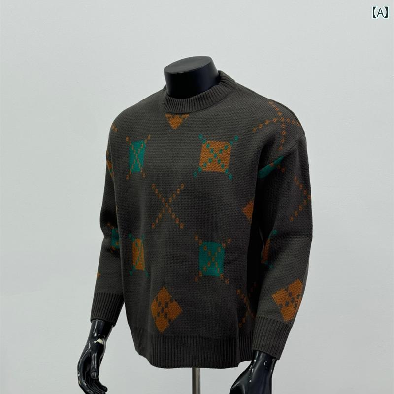 楽天市場】quest clothing（クエスト クロージング）鹿柄 セーター