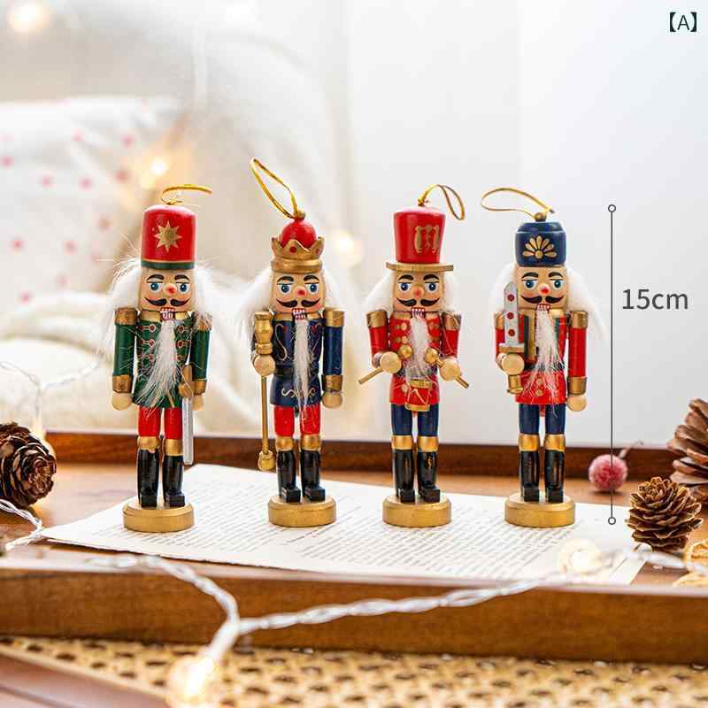 クリスマス 装飾 デスクトップ くるみ割り人形 兵隊 クリスマスシーン レイアウト 撮影 小道具 インテリア クラシック デコレーション ディスプレイ