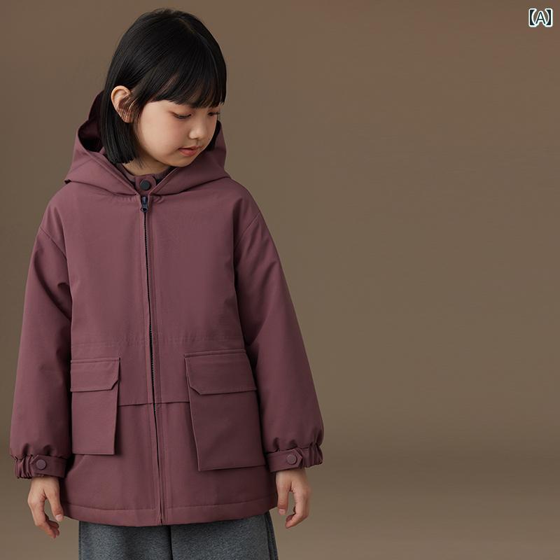 キッズ 子供服 秋冬 厚手 暖かい コート ダーク グレー トレーナー 2点セット バラあり 男の子 女の子 トップス 上 フロントボタン アースカラー カジュアル スポーティ|ラ・グラーヌ