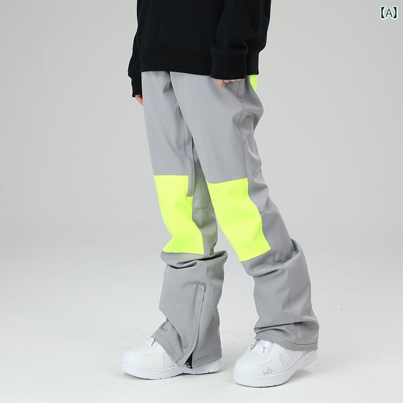 メンズ レディース パンツ ズボン 防水 暖かい スノー用品 スキー スリムフィット 保温性 防寒 防風 通気性 アウトドア ウインタースポーツ｜ラ・グラーヌ