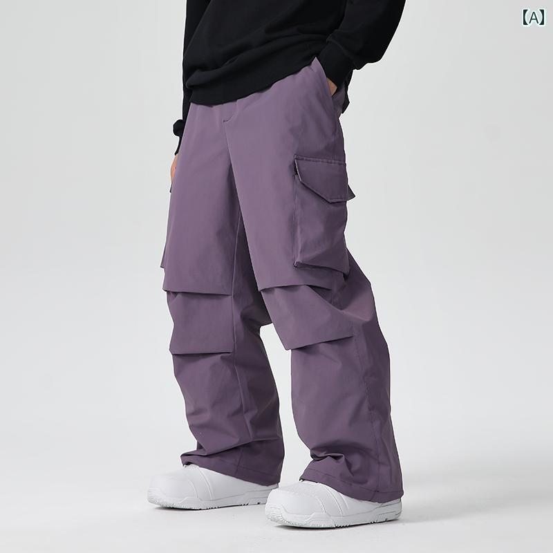 メンズ レディース パンツ ズボン 防風 防水 暖かい 保温性 防寒 スノー用品 冬 スキー スノーボード アウトドア スポーツ