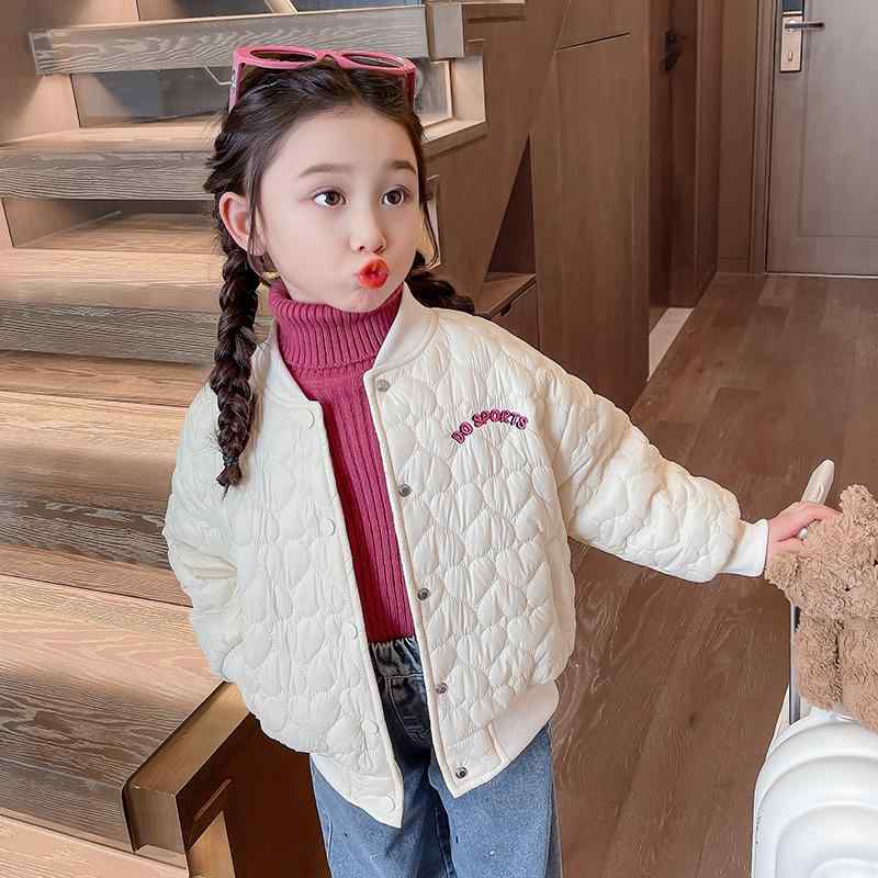 子供服 女の子 ガールズ キルティングジャケット ジャンバー スタジャン 秋冬 カジュアル おしゃれ 通園 通学 レジャー 休日 キッズ