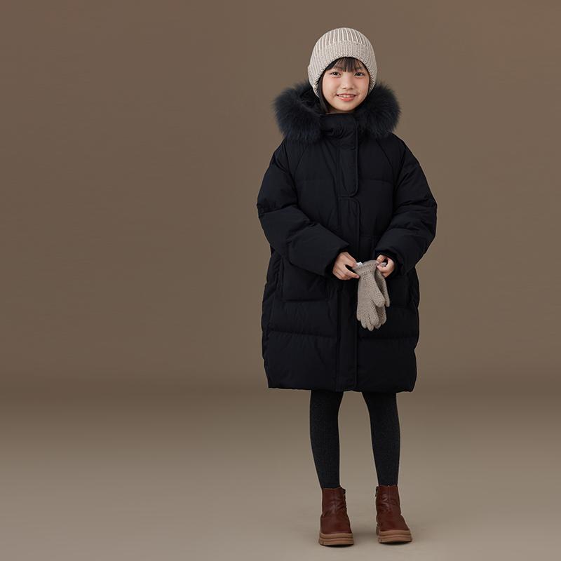 落ち込む上衣 キッズ 小わっぱ服 厚地の外套 冬 朦朦たる 生あたたかい 防寒着 黒 黒いこと もこもこ 音の大きさ 毛皮 真っただ中丈 御嬢さん お坊っちゃん ユニ一発やる 男女 分かち合う能力のある 心地好い アウトドア 雪
