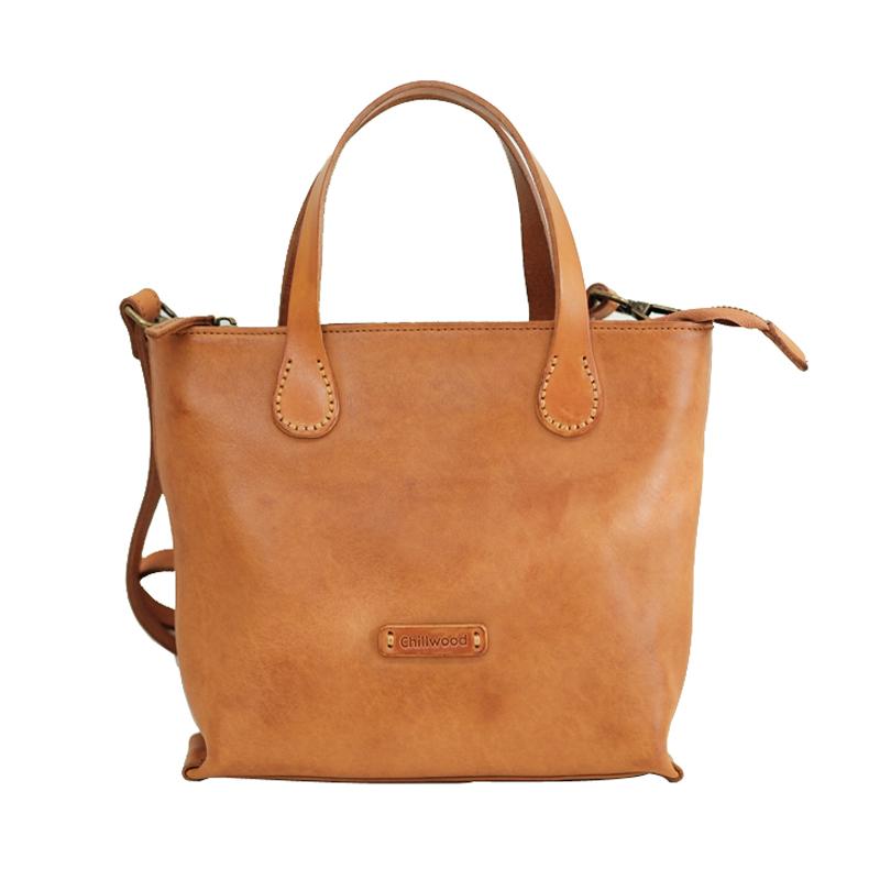 レベッカテイラー☆2way レザー バッグ ブラウン NSB1602