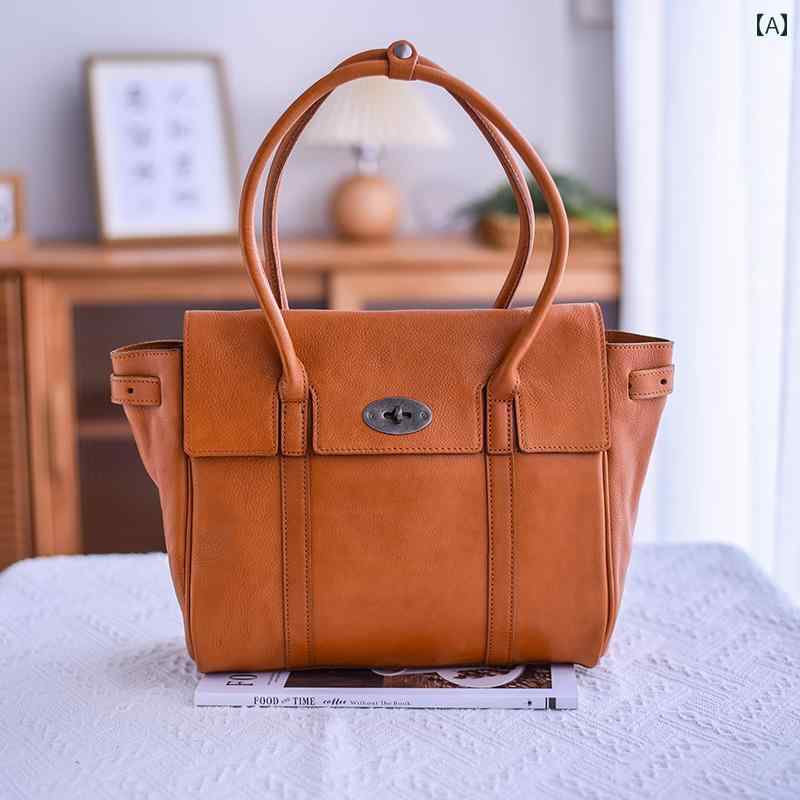 ショルダーバッグ レザー 2way 普段使い レトロ シンプル 革製品 第一層牛革 通勤 ブリーフケース レディース ファッション 収納力 オフィス カジュアル スタイリッシュ|ラ・グラーヌ