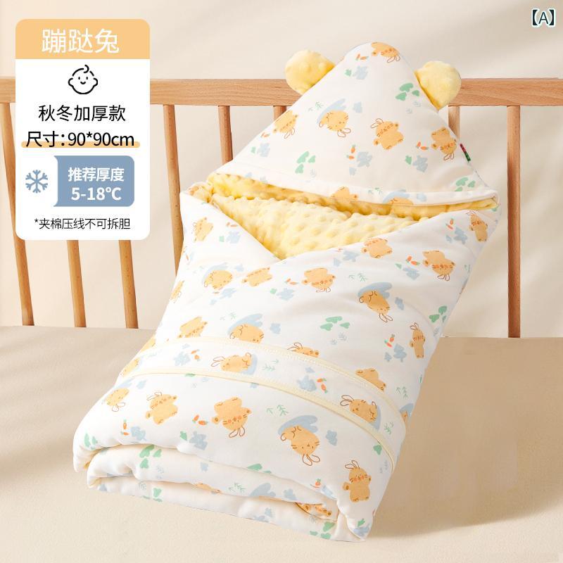 おくるみ スワドル 赤ちゃん ブランケット フード付き 安全 安心 便利 デザイン かわいい 新生児 マタニティ ギフト 綿 女児 男児 ユニセックス ベビー用品 お出掛け 暖かい コットン