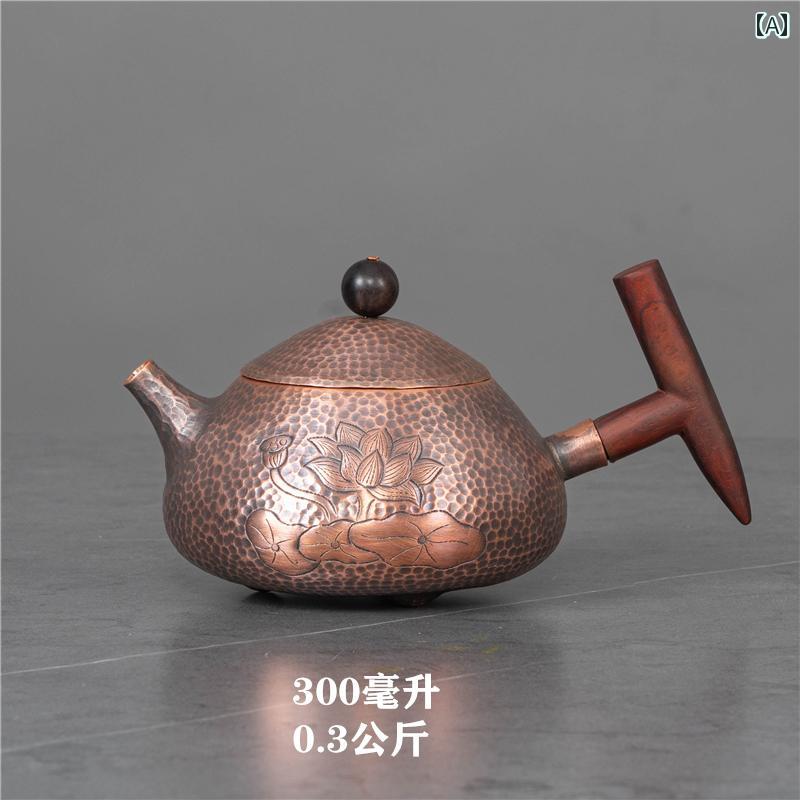 湯わかし ティーポット 銅 釜 急須 耐久性 打出し かざり付ける品 ヴィンテージ 特殊 レトロ 茶培養 言い慣わし的 今めかしい