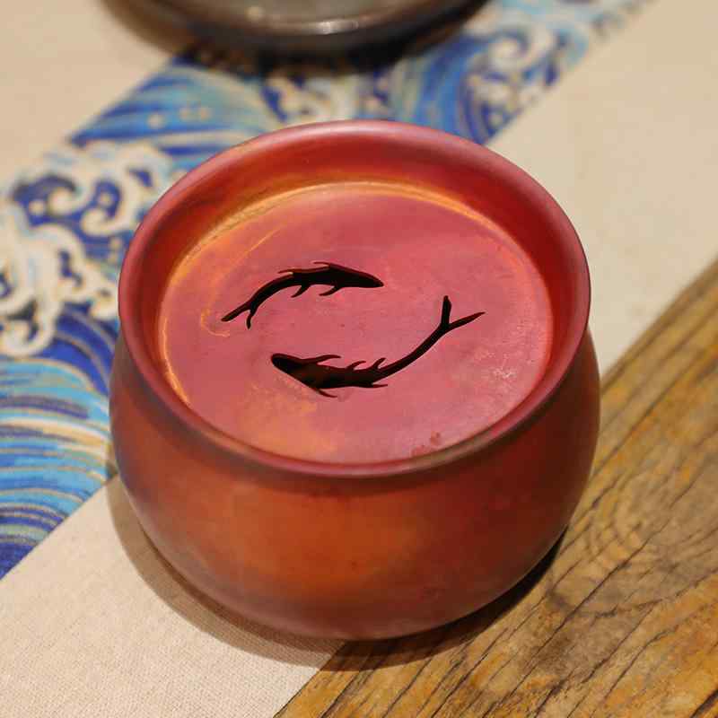 茶盤 茶托 茶道具 水受け台 ウォーターボウル 茶道具 茶器 アクセサリー 趣味 レトロ 銅製 茶盆 カンフー茶 小さい ティーテーブル ポットホルダー エレガント 伝統工芸 おしゃれ