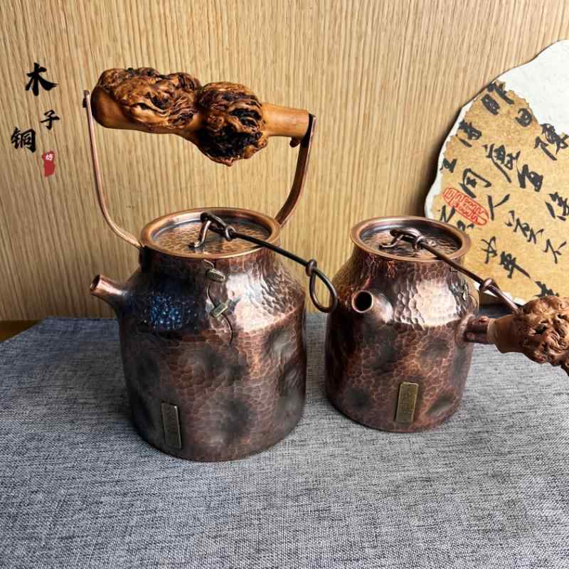 ティーポット 湯わかし 湯わかし 茶道具 茶器 付属品 余暇活動 レトロ 銅製 身寄り設備 お茶ひと休み 特殊 言い慣わし芸術 差し上げ物