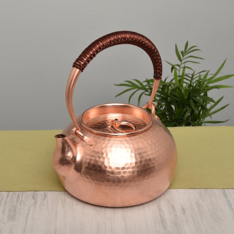 湯わかし 湯わかし ティーポット お茶サーヴァー カンフーティー 大静電容量 茶道具 茶器 付属品 余暇活動 レトロ 分かりやすい 銅製 身寄り用 言い慣わし芸術 湯わかし