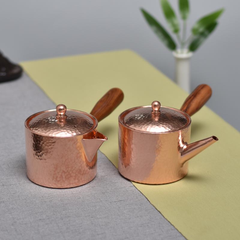 ティーポット 急須 やかん ケトル カンフーティー銅製 茶道具 茶器 アクセサリー 趣味 レトロ エレガント 伝統工芸 ユニーク プレゼント ティータイム 6,268円